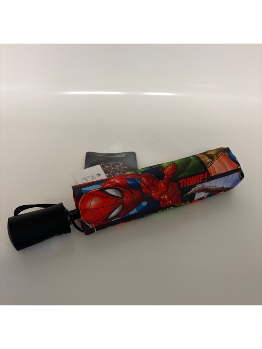 Marvel Avengers Superhero 6 Panel Telescopic Umbrella Auto Open Compact NEW